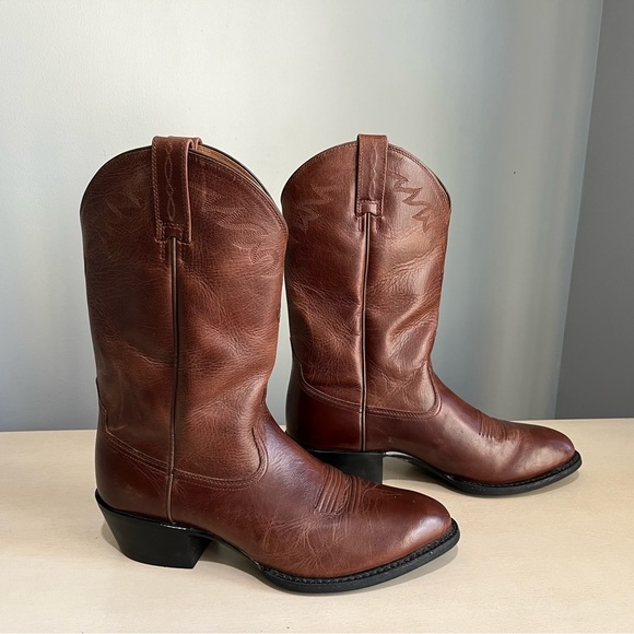 Ariat Other - Ariat Sedona Mens Cowboy Western Boots Size 11.5 Brown Leather 10006306 Preowned